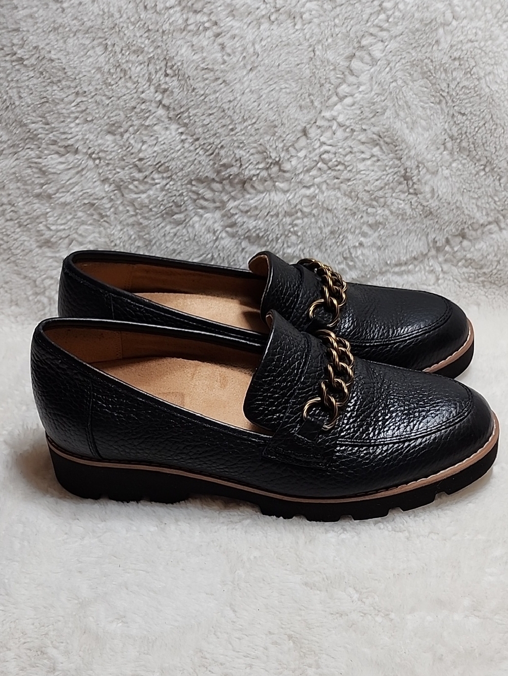 Vionic Women's Emalyn Slip-On Loafers Black Leather 6.5 - Picture 13 of 16